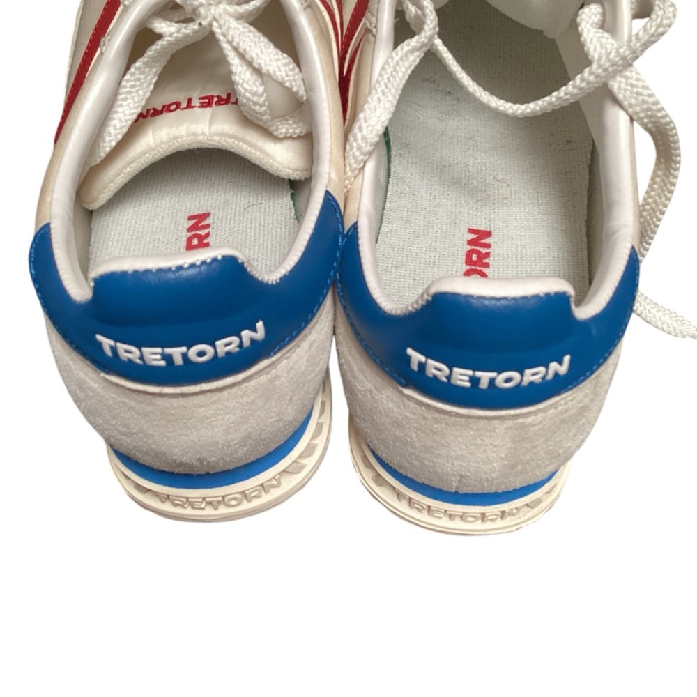 Tretorn womens red and navy Rawlings Sneakers, size 9.        111 - Picture 5 of 8